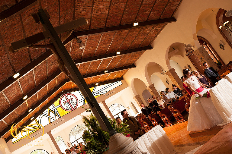 mexican destination party wedding photographer pictures church ceremony